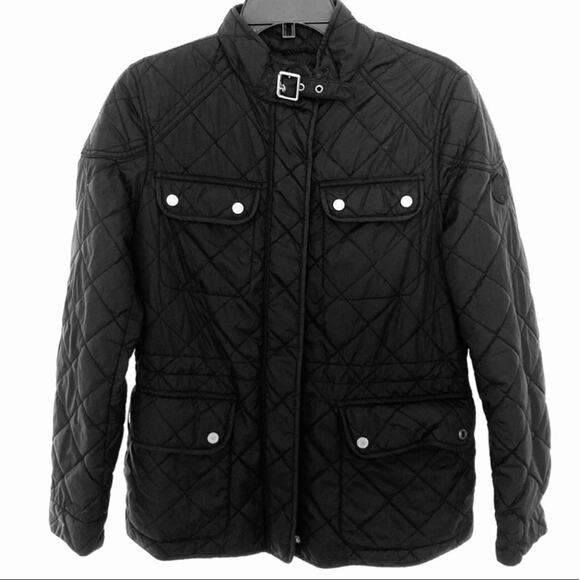 Lauren Ralph Lauren Jackets & Blazers - Ralph Lauren Quilted Moto Jacket Black Size Medium